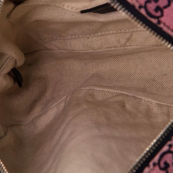 Gucci GG Marmont Shoulder Bag Diagonal Quilted GG Canvas Small Pink - Picture 5 of 8